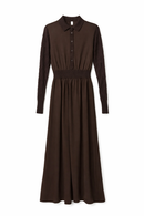MAPLE & CLIFF TEXTURED KNIT SHIRT DRESS