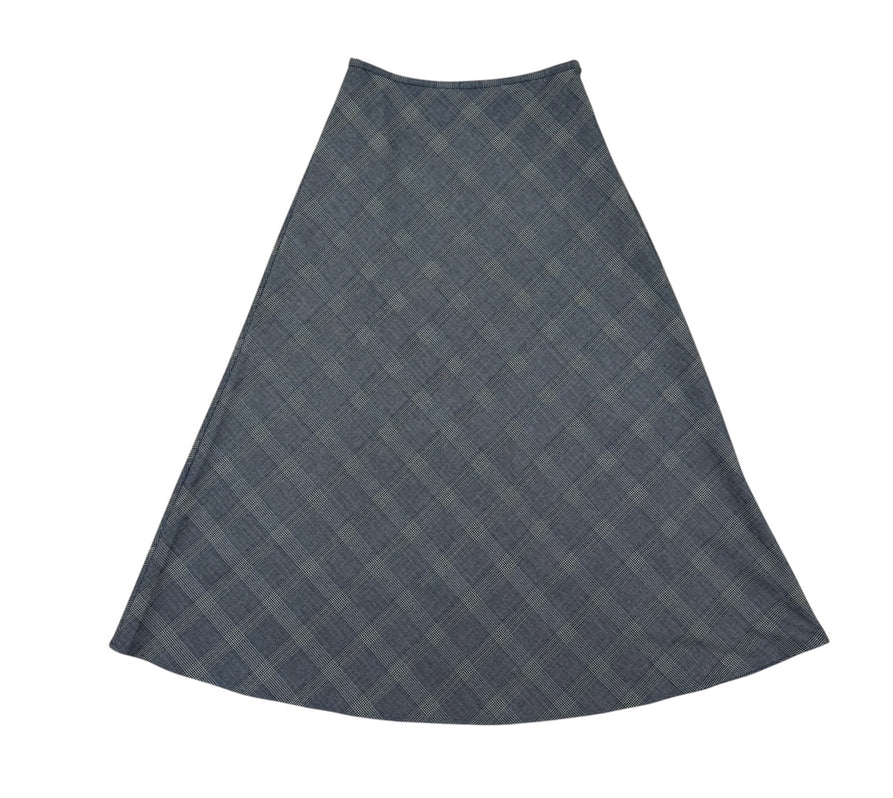 MAPLE & CLIFF BIAS GLEN CHECK MAXI SKIRT