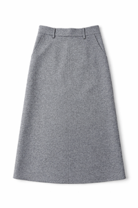 MAPLE & CLIFF WOOL PANEL SKIRT WITH Q-TOP POCKETS