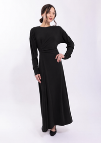 MAPLE & CLIFF GATHERED DRAPED MAXI