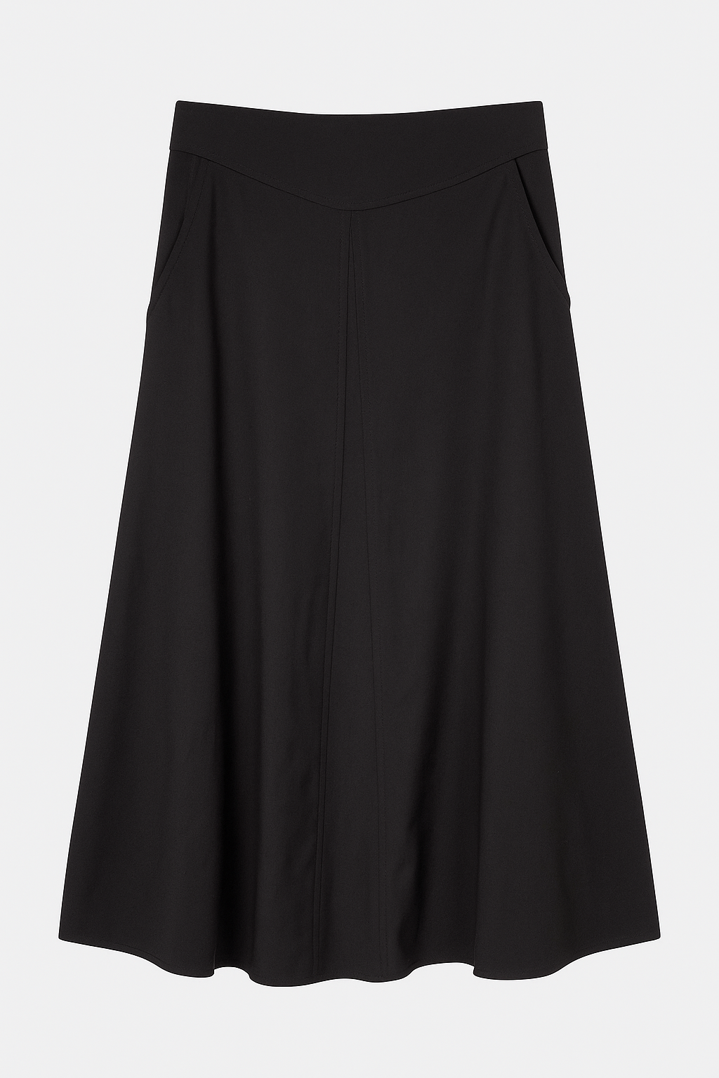 MCQUEEM BASIC POCKET SKIRT W CENTER PLEAT