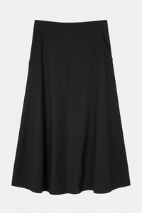 MCQUEEM BASIC POCKET SKIRT W CENTER PLEAT