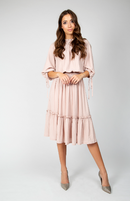 MAPLE & CLIFF SCRUNCH WAIST DRESS