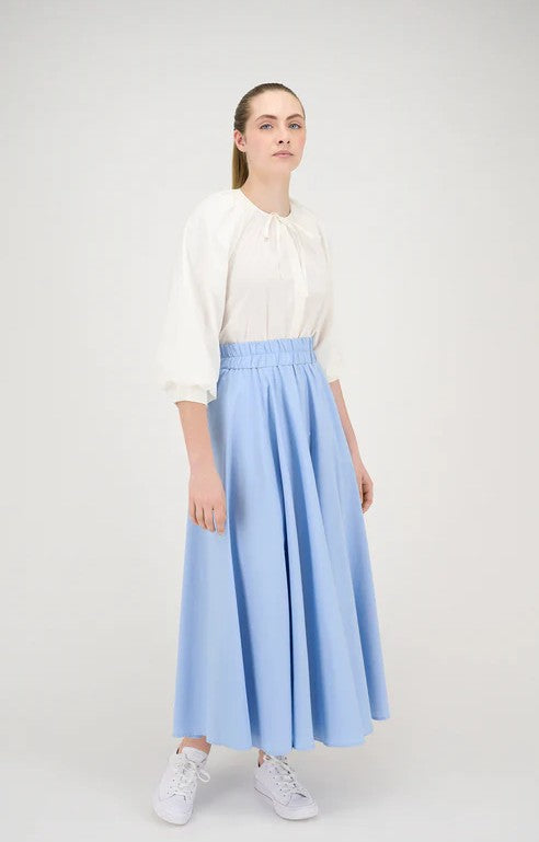 ZAIKA MOYA MELANIE FLOWY MIDI SKIRT W ELASTIC WAIST