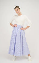 ZAIKA MOYA MELANIE STRIPED SKIRT