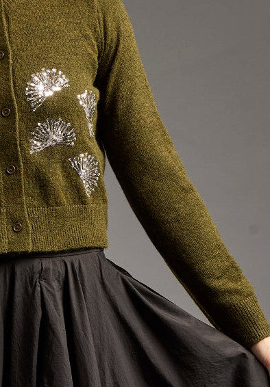 MIJN FAN MOTIF CARDI