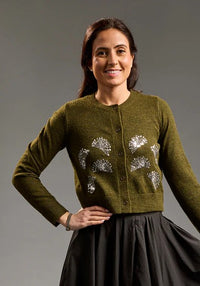 MIJN FAN MOTIF CARDI
