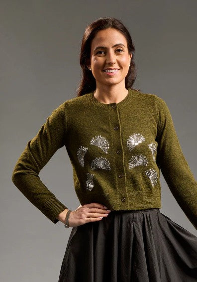MIJN FAN MOTIF CARDI