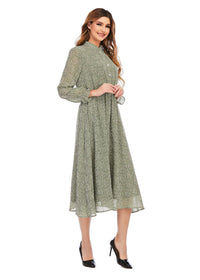 MISS FINCH BUTTONDOWN FLORAL DRESS
