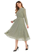 MISS FINCH BUTTONDOWN FLORAL DRESS