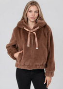 LOVE TOKEN SEAN FUR ZIP JACKET