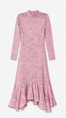 MODEST IN THE CITY ELEGANT   TEXTURED MIDI DRESS