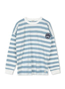 POINT STRIPED BOYFRIEND TEE