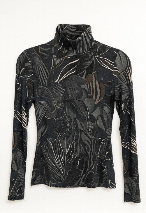 XS / Navy Leaf