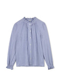 POINT RUFFLE BLOUSE