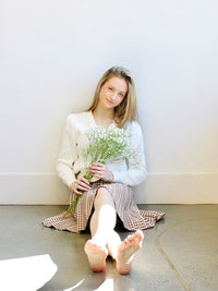 APPARALEL GINGHAM INFINITY SKIRT