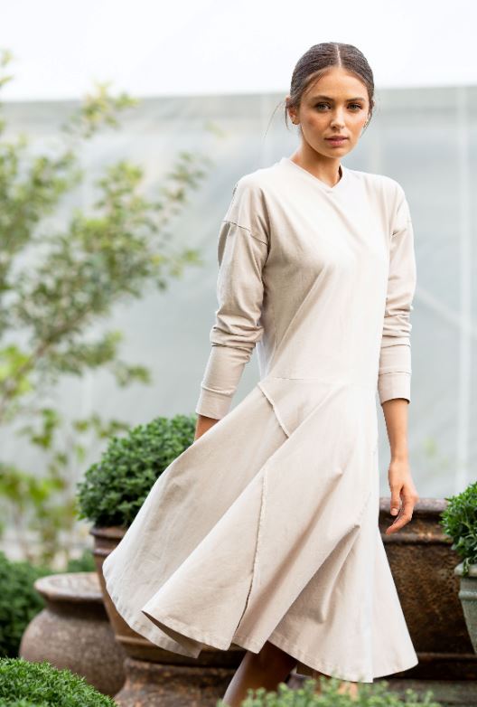 NOD NY BEACHSIDE FLAIRED DRESS