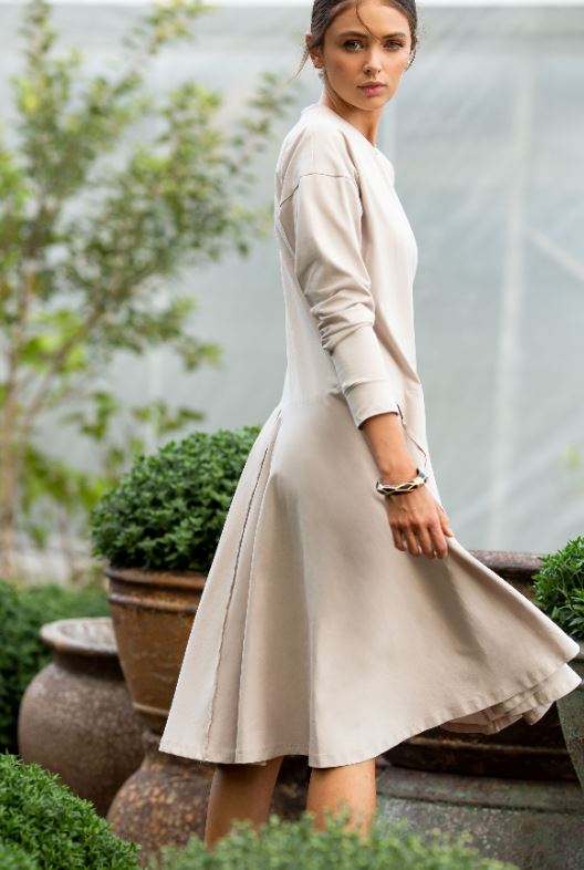 NOD NY BEACHSIDE FLAIRED DRESS