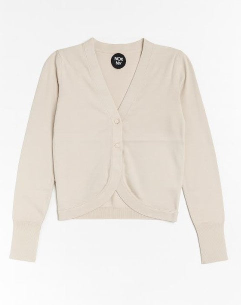 NOX NY KNIT CARDI W HIDDEN BUTTONS