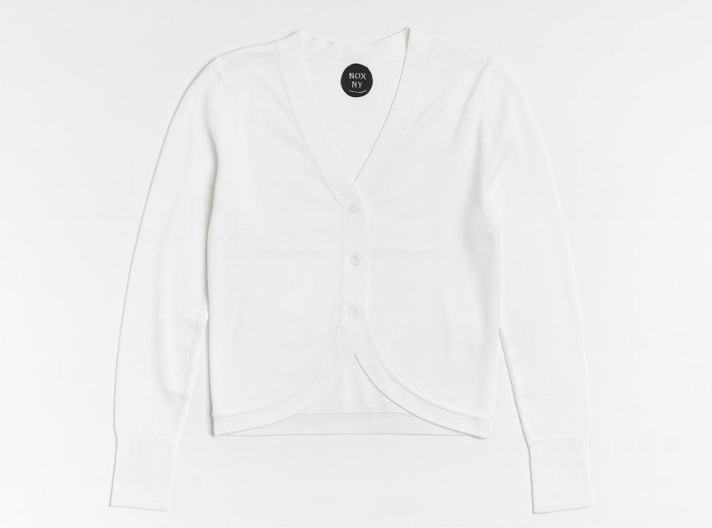 NOX NY KNIT CARDI W HIDDEN BUTTONS