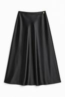 NOIR ALINE SATIN SKIRT