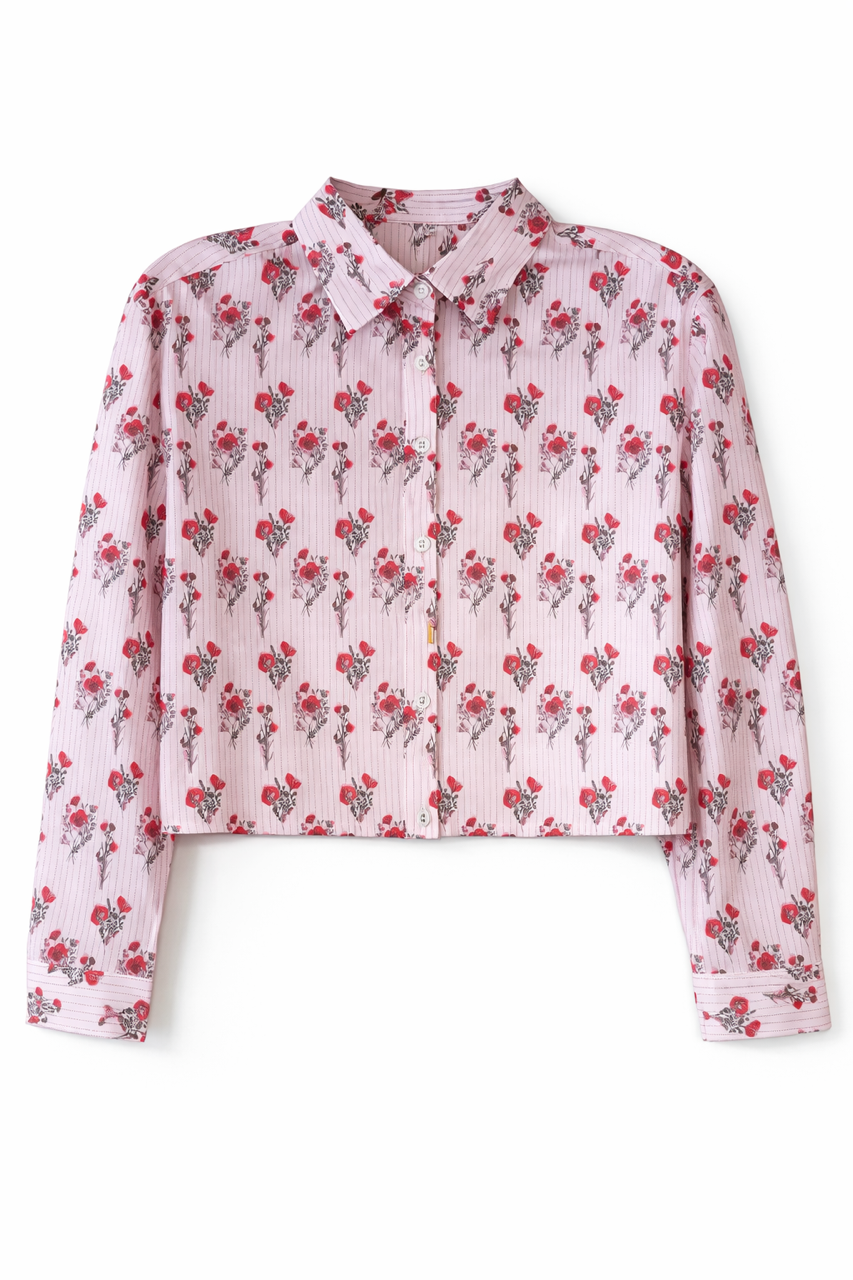 NUE ARDEN PRINTED FLORAL BLOUSE