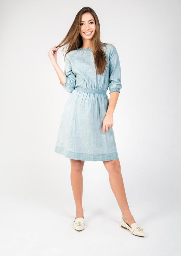 OLLY & ELIZABETH SCRUNCH WAIST DRESS