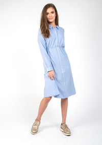 OLLY & ELIZABETH ENTWINED HIGH WAISTED BELTED DRESS