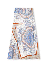 BEGONIA SILKY PAISLEY SKIRT