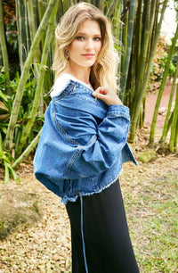 PASHMINA DENIM JACKET