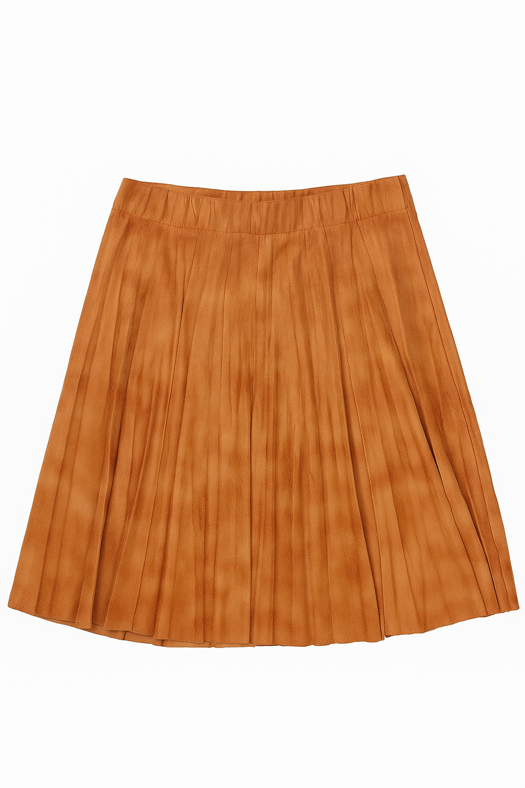 ORLY PEBBLED LEATHER SKIRT