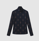 THE COLLECTIVE PEONY TURTLENECK AND JUMPER SET