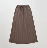 LUUM PINSTRIPED OXFORD SKIRT