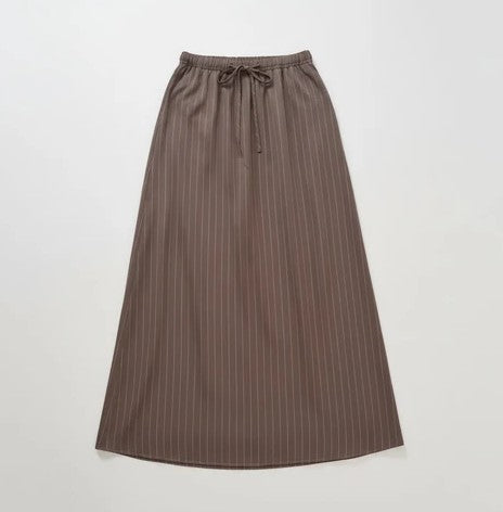 LUUM PINSTRIPED OXFORD SKIRT