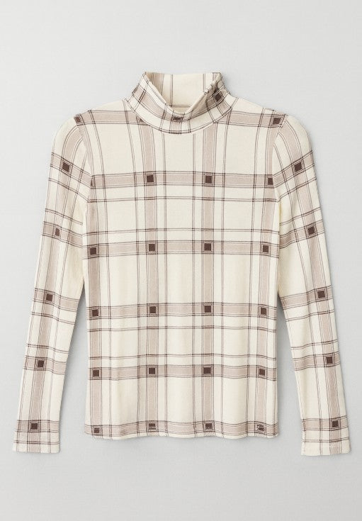 XS / Ivory Plaid
