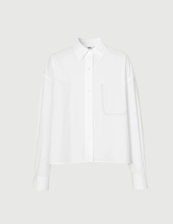 MEILLEUR MOMENT FAUX POCKET OVERSIZED SHIRT