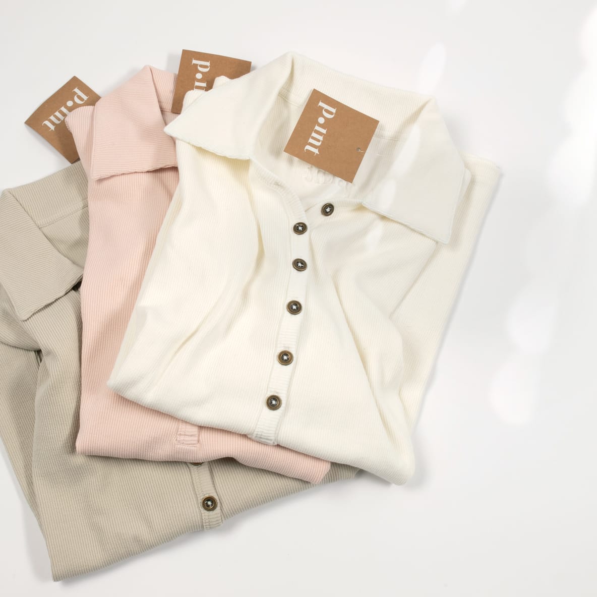 POINT RIBBED POLO