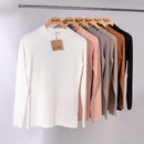 POINT KNIT MOCK NECK TOP