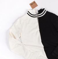 POINT KNIT VARSITY TOP