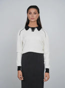 POINT POLO SWEATER