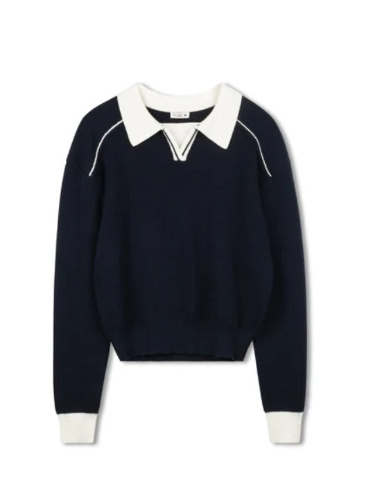 POINT POLO SWEATER