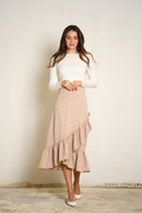POPPY NEW YORK RUFFLE DOT SKIRT