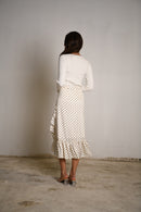 POPPY NEW YORK RUFFLE DOT SKIRT