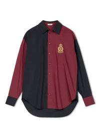 POINT PREPPY BUTTON UP