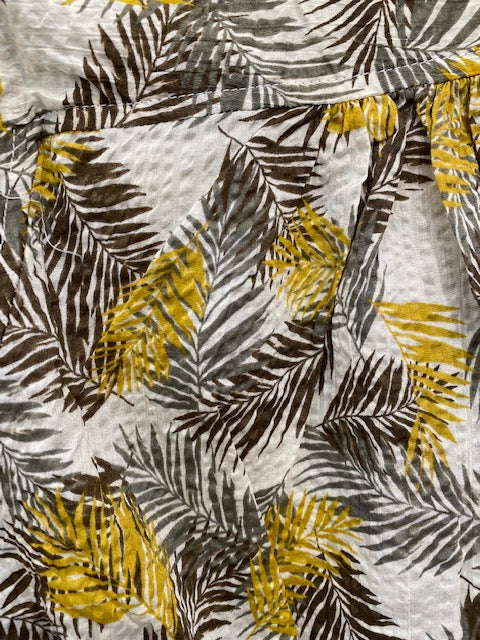 PROFILE PRINTED SMOCKED DRESS