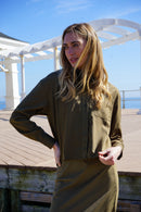 KUO SOLID BOXY BLOUSE