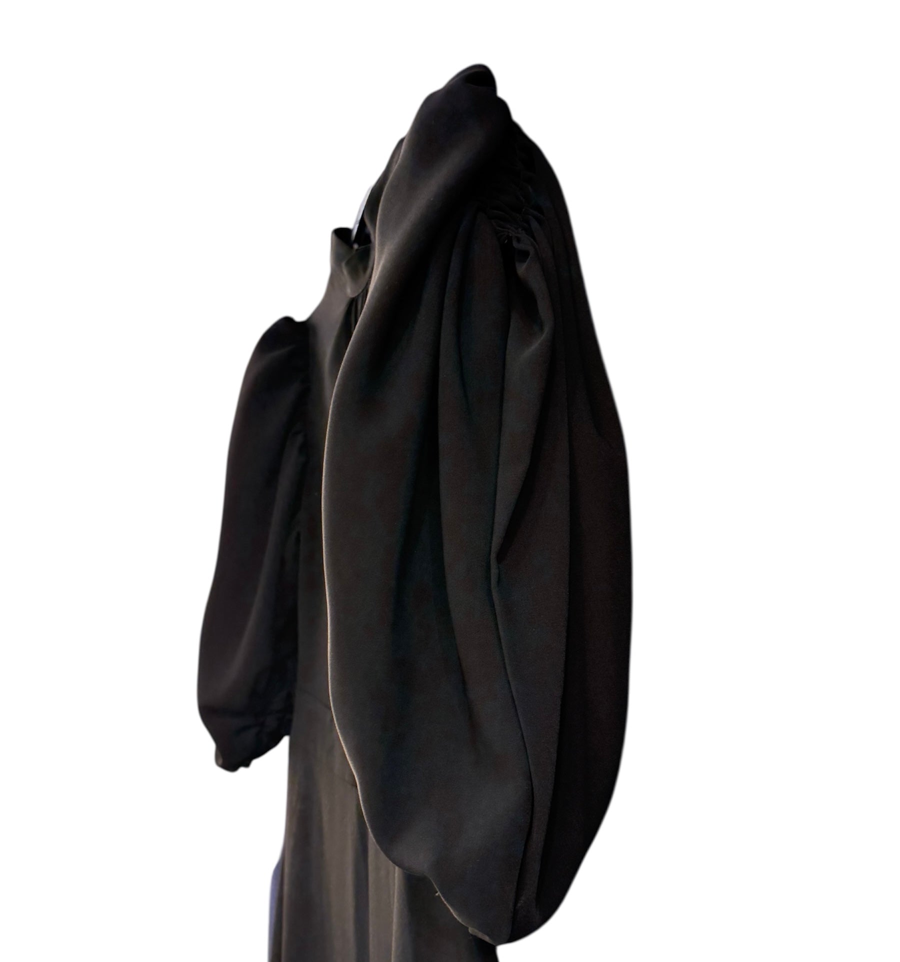 CELINA`S DRESS W GATHERED PUFF SLEEVES