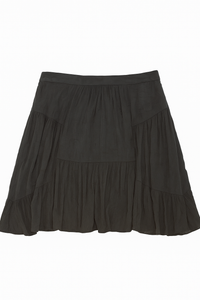 ROSE CRINKLED MIDI SKIRT