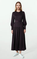 UNAYA RENATA SILKY BELTED DRESS