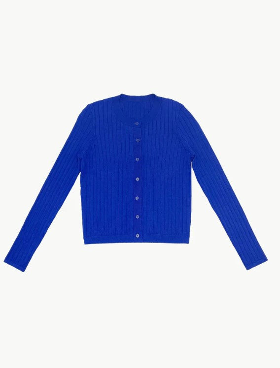 ELLE OH ELLE RIBBED CARDIGAN